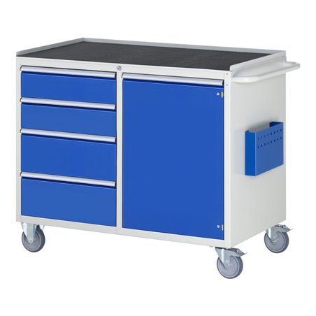 Rau Montagewagen LL5.20, B1145xT650xH975mm, 4x Schublade-TA, 1x Tür, MT-Top-25mm