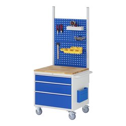 Rau Montagewagen XL3.1, B770xT650xH795mm, 4x Schublade-TA, MT-Top-25mm