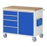 Rau Montagewagen LL5.20, B1145xT650xH975mm, 4x Schublade-TA, 1x Tür, B-Top-25mm