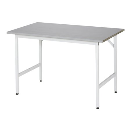 Rau Arbeitstisch Jerry höhenverstellbar, B1250xT800xH800-850mm, ES-Platte-28mm