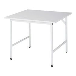 Rau Arbeitstisch Jerry höhenverstellbar, B1000xT1000xH800-850mm, ME-Platte-28mm