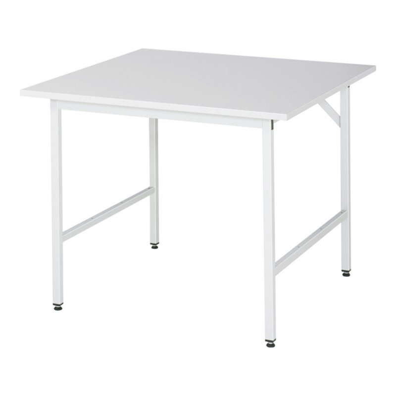 Rau Arbeitstisch Jerry höhenverstellbar, B1000xT1000xH800-850mm, ME-Platte-28mm