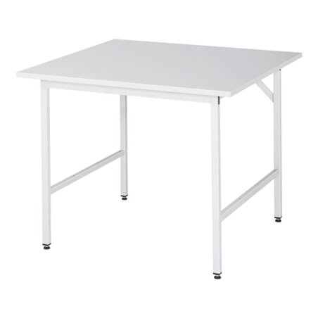 Rau Arbeitstisch Jerry höhenverstellbar, B1000xT1000xH800-850mm, ME-Platte-28mm