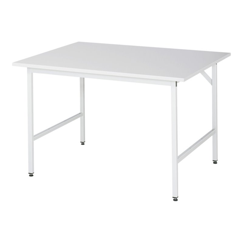 Rau Arbeitstisch Jerry höhenverstellbar, B1250xT1000xH800-850mm, ME-Platte-28mm