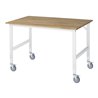 Rau Fahrbarer Arbeitstisch Tom (4 LR), B1500xT1000xH910-1230mm, B-Platte-25mm