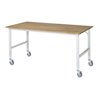 Rau Fahrbarer Arbeitstisch Tom (4 LR), B2000xT1000xH910-1230mm, B-Platte-25mm