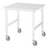 Rau Fahrbarer Arbeitstisch Tom (4 LR), B1000xT1000xH910-1230mm, M-Platte-22mm