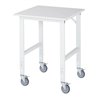 Rau Fahrbarer Arbeitstisch Tom (4 LR), B750xT800xH910-1230mm, M-Platte-22mm