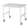 Rau Fahrbarer Arbeitstisch Tom (4 LR), B1250xT1000xH910-1230mm, M-Platte-22mm