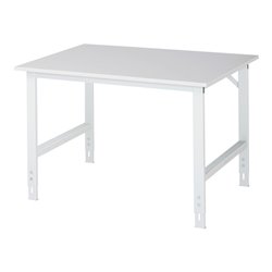 Rau Arbeitstisch Tom höhenverstellbar, B1250xT1000xH760-1080mm, ME-Platte-28mm
