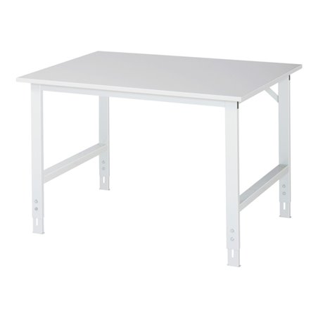 Rau Arbeitstisch Tom höhenverstellbar, B1250xT1000xH760-1080mm, ME-Platte-28mm