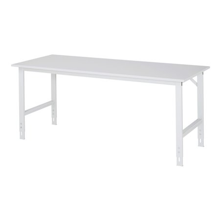 Rau Arbeitstisch Tom höhenverstellbar, B2000xT800xH760-1080mm, ME-Platte-28mm