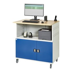 Rau Computer-Tisch 1022, B1100xT790xH1180mm, mobil