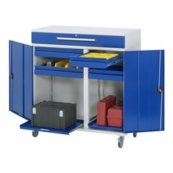 Rau Beistellschrank Stehpult 32T, B1100xT520xH1185mm, mobil
