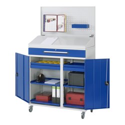 Rau Beistellschrank Stehpult 04T, B1100xT520xH1895mm, mobil