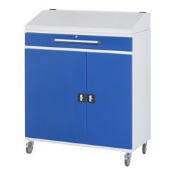 Rau Beistellschrank Stehpult 02T, B1100xT520xH1110/1220mm, mobil