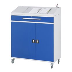 Rau Beistellschrank Stehpult 02T, B1100xT520xH1110/1220mm, mobil
