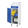 Rau Beistellschrank Stehpult 02, B450xT520xH1235/1345mm, mobil