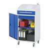 Rau Beistellschrank Stehpult 03, B650xT520xH1235/1345mm, mobil