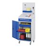 Rau Beistellschrank Stehpult 04, B650xT520xH1235/1345/1895mm, mobil