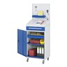 Rau Beistellschrank Stehpult 04, B650xT520xH1235/1345/1895mm, mobil