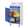 Rau Beistellschrank Stehpult 02, B650xT520xH1235/1345mm, mobil