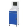 Rau Computer-Schrank 61, B650 xT520xH1895mm, mobil