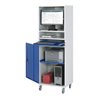 Rau Computer-Schrank 65 mit Monitorgehäuse T520 mm, B650xT520xH1895mm, mobil