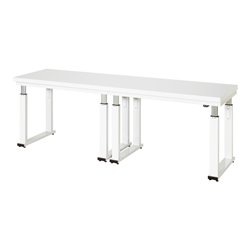 Rau Werkbank elektrisch höhenverstellbar, B2500xT700xH740-1140mm, HPL-Platte-40 mm