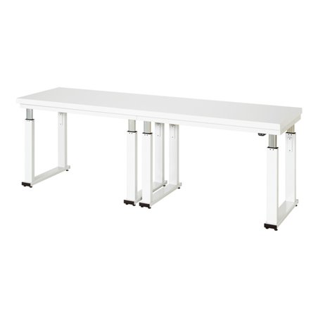 Rau Werkbank elektrisch höhenverstellbar, B2500xT700xH740-1140mm, HPL-Platte-40 mm