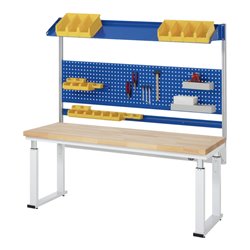 Rau Werkbank elektrisch höhenverstellbar, B3000xT700xH740-1140mm, HPL-Platte-40 mm