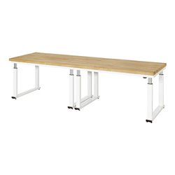 Rau Werkbank elektrisch höhenverstellbar, B3000xT900xH740-1140mm, B-Platte-40 mm