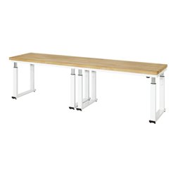 Rau Werkbank elektrisch höhenverstellbar, B3000xT700xH740-1140mm, B-Platte-40 mm