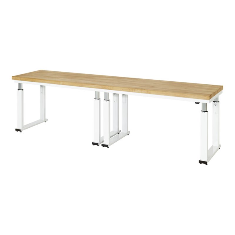 Rau Werkbank elektrisch höhenverstellbar, B3000xT700xH740-1140mm, B-Platte-40 mm