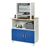 Rau Computer-Tisch 1022 mit Monitorgehäuse T550 mm, B1100xT790xH1840mm