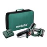 Metabo Akku-Gehölzsäge MS 18 LTX 15 (600856500) Werkzeugtasche, 18V 1x2Ah Li-Power + SC 30