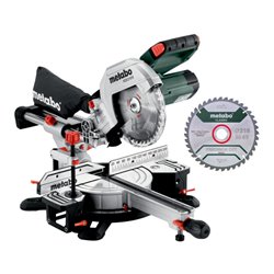 Metabo Kappsäge KGS 216 M Set (613216900) mit 2. Hartmetall-Sägeblatt, im Karton