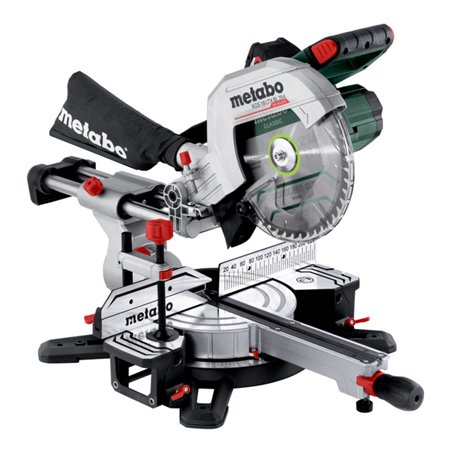 Metabo Akku-Kappsäge KGS 18 LTX BL 254 (614254650) mit Zugfunktion 18V 2x5.2Ah Li-Power + ASC 55