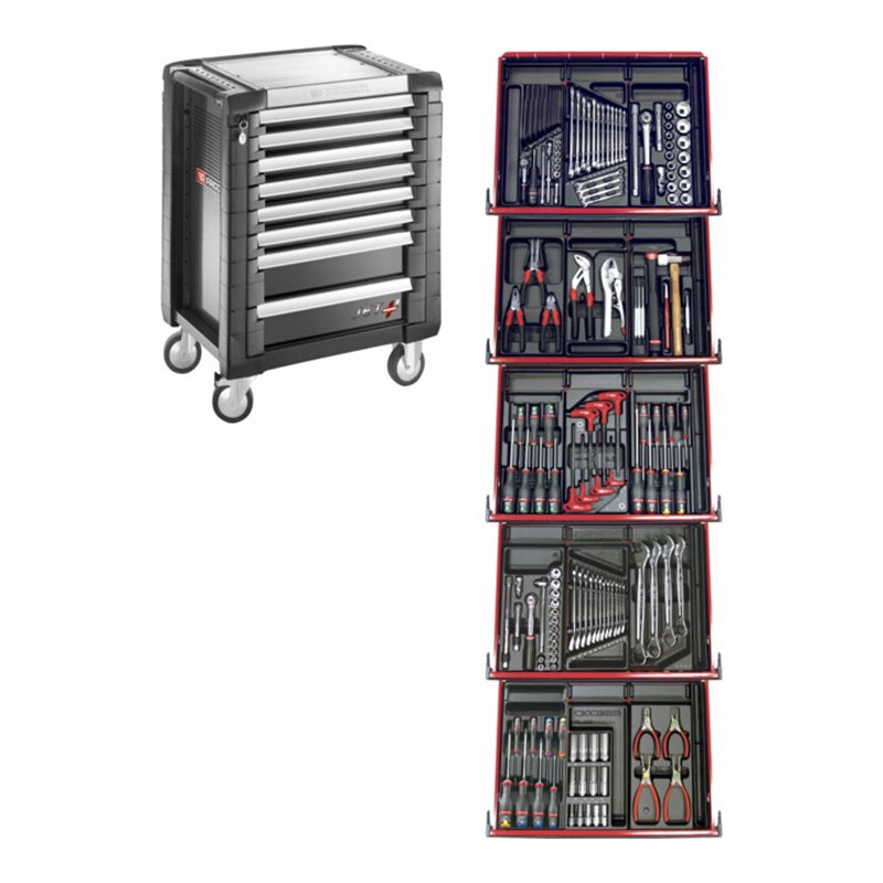 Facom Werkstattwagen JET.8GM3 mit 15 Modulen