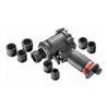 Facom Druckluft-Schlagschrauber + Stubby Steckschlüssel Set 9-teilig