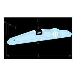 Facom Magnetwasserwaage trapezförmig 400 mm