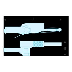 Facom Druckluft-Bandschleifer Band 20 x 500 mm