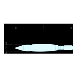 Facom Druckluft-Gravurstift mit Karbidspitze