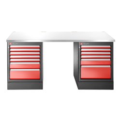 Facom JLS3 Werkbank rostfrei 13Schub hoch