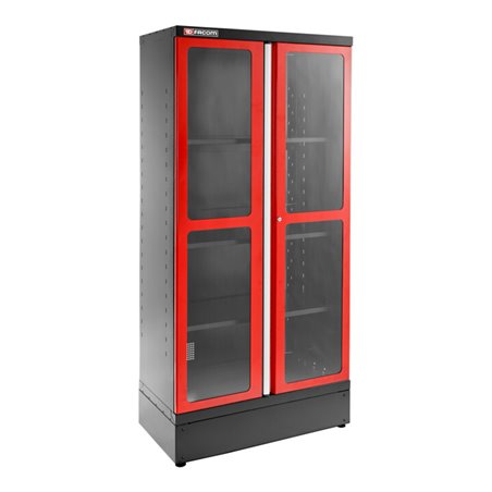 Facom JLS3 Schrank 2m 2 Glastüren rot