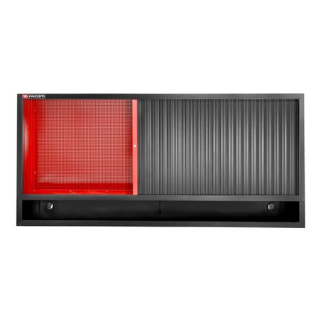 Facom JLS3 3fach Aufsatzschrank+Rollade rot