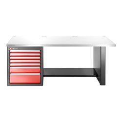 Facom JLS3 Werkbank rostfrei 7Schubl niedrig