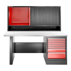 Facom JLS3 Werkbank hoch 7Schubl+Obers.,INOX