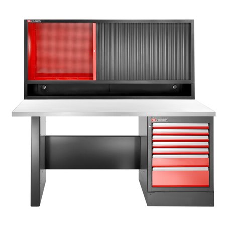 Facom JLS3 Werkbank hoch 7Schubl+Obers.,INOX