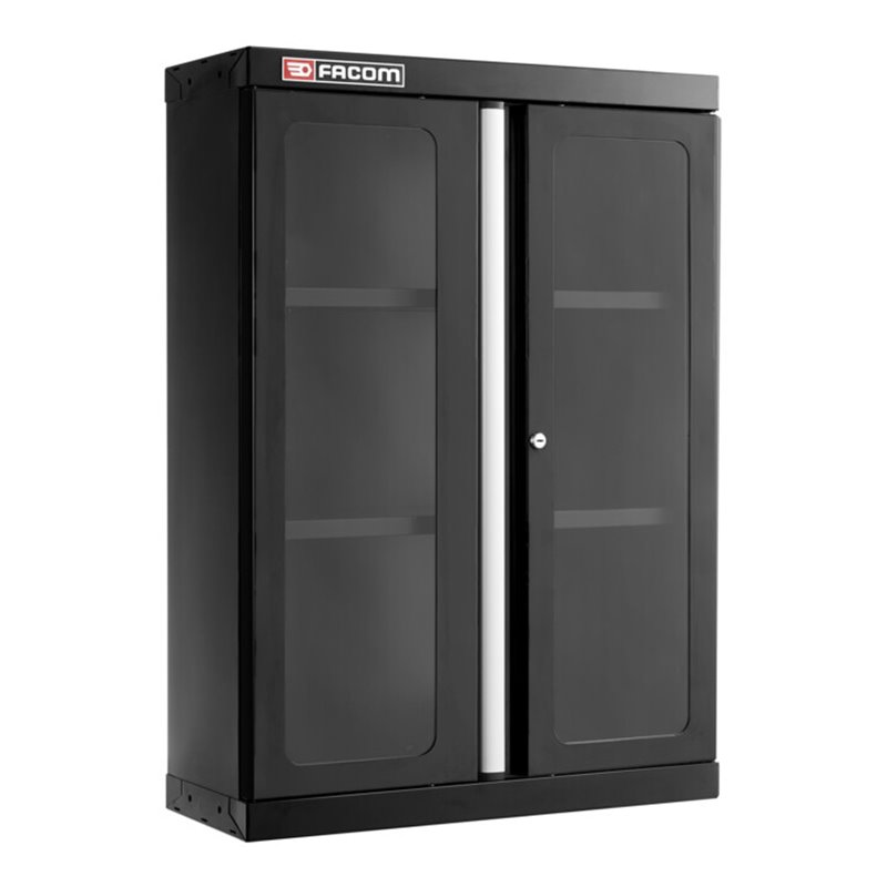 Facom JLS3 Aufsatzschrank + 2 Glastüren schwarz